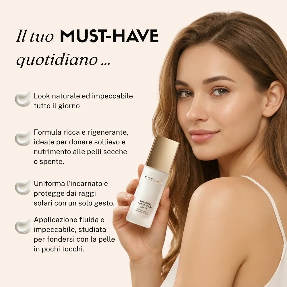 PureWhite™ – Si attiva sulla pelle. Si adatta a te.